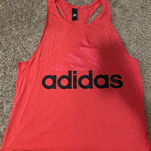 adidas Tops - CORAL ADIDAS WORKOUT TOP